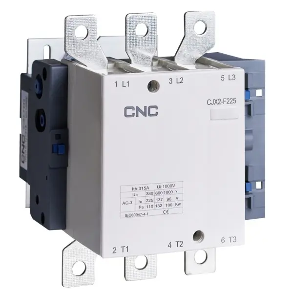 Електромагнітний контактор CNC CJX2-F-225 110кВт 220В 225А (Б00030462) Електромагнітний контактор CNC CJX2-F-225 110кВт 220В 225А (Б00030462)