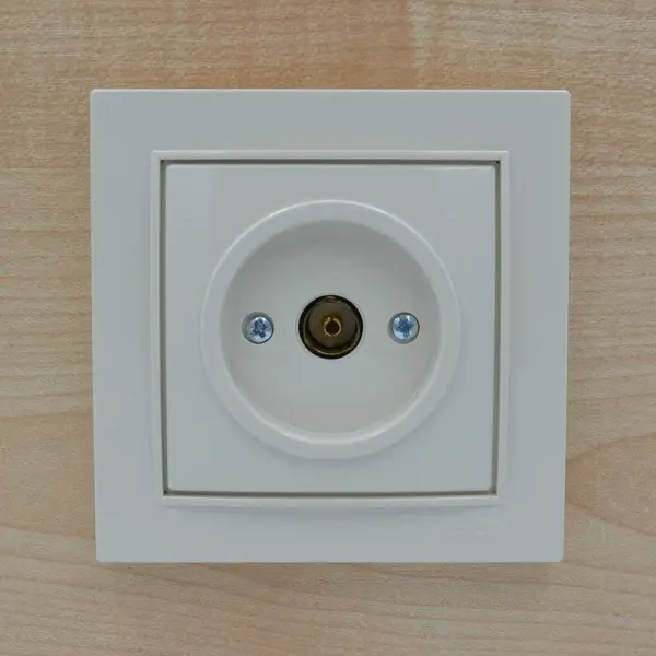 Розетка Nilson Thor кремовая TV концевая ( 27121029 ) - фото №3