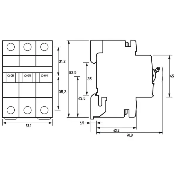 Автоматичний вимикач Doepke DLS 6h B32-3 - фото №6
