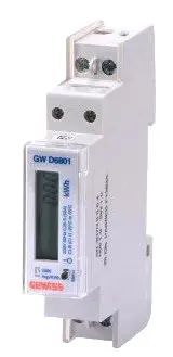 Счётчик электроэнергии GEWISS 1-фазный 32А (GWD6801) Счётчик электроэнергии GEWISS 1-фазный 32А (GWD6801)