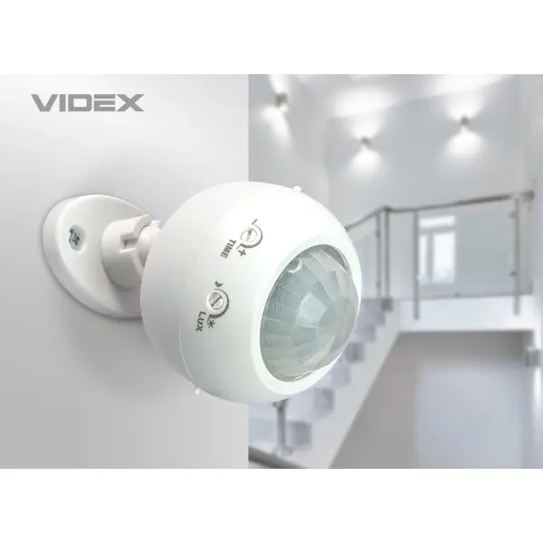 Инфракрасный датчик движения Videx 1200Вт 220В (VL-SPS27W) - фото №1
