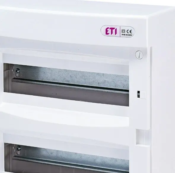 Зовнішній модульний щит ETI 001101008 ECT 24PO 24 М з білими дверцятами - фото №2 Зовнішній модульний щит ETI 001101008 ECT 24PO 24 М з білими дверцятами - фото №2