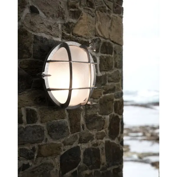 Вуличний світильник Nordlux 49021055 Polperro E27 1x12.5W IP64 нікелевий - фото №1