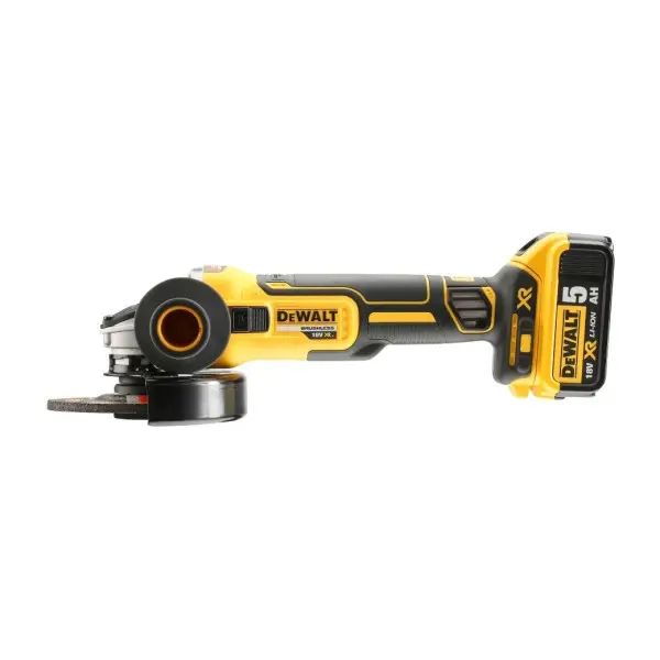 Аккумуляторная шлифмашина DeWALT DCG405NT 18В - фото №4