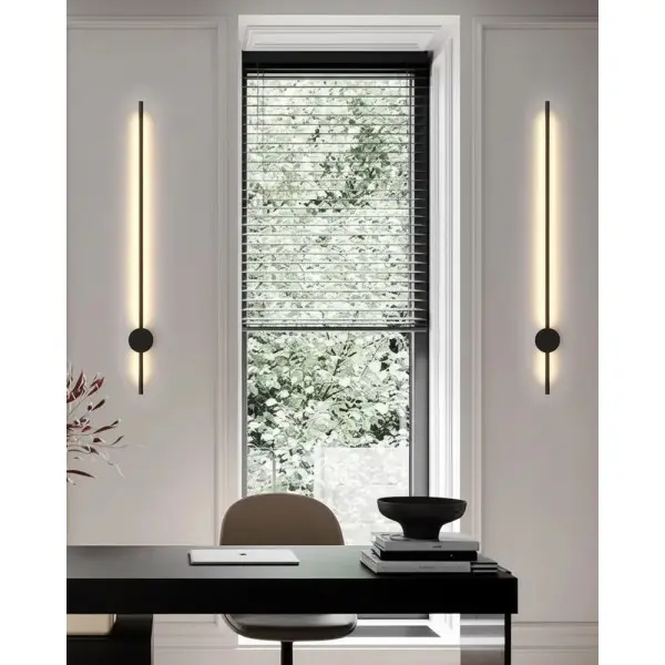 Бра, настенный светильник Kloodi WA-STICK 100 3K BK Led 1x20W IP20 - фото №2 Бра, настенный светильник Kloodi WA-STICK 100 3K BK Led 1x20W IP20 - фото №2