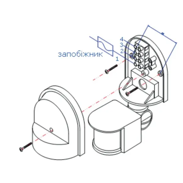 Датчик движения Аско-Укрем ДР-10А - фото №8