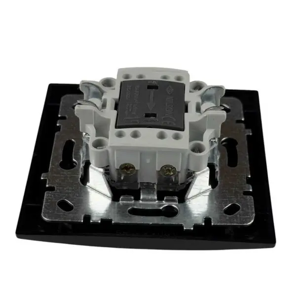 Вимикач Nilson Touran чорний мат 2кл з підсвіткою ( 24381004 ) - фото №2