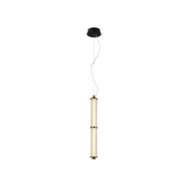 Підвісний світильник, люстра Italux PND-26384-2V-GD-CL Sanpo Led 2x6W 3000K 490Lm IP20 Золотий Підвісний світильник, люстра Italux PND-26384-2V-GD-CL Sanpo Led 2x6W 3000K 490Lm IP20 Золотий