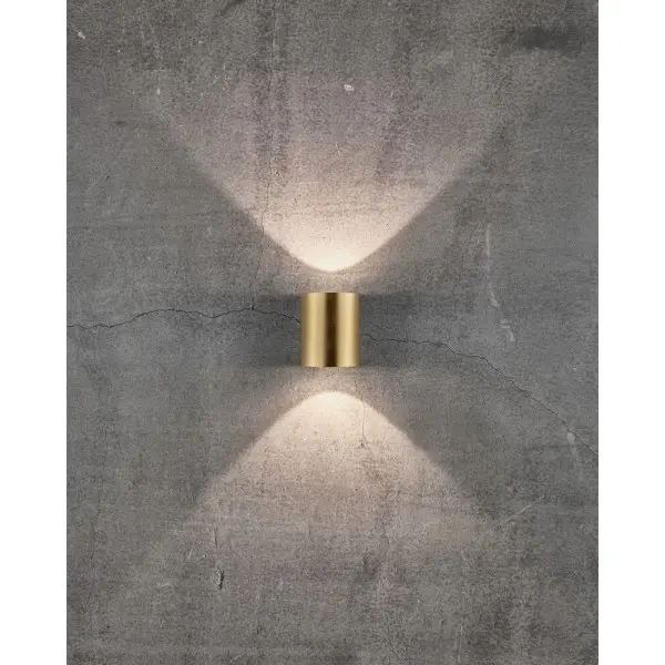 Уличный светильник Nordlux 49701035 Canto LED 2x10.6W 3000K 500Lm IP44 латунный - фото №2