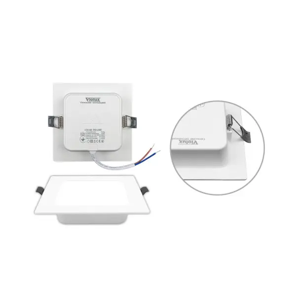 Світильник LED даунлайт Violux FRAME 6W 4200K квадрат IP20 ( 121160 ) - фото №5 Світильник LED даунлайт Violux FRAME 6W 4200K квадрат IP20 ( 121160 ) - фото №5