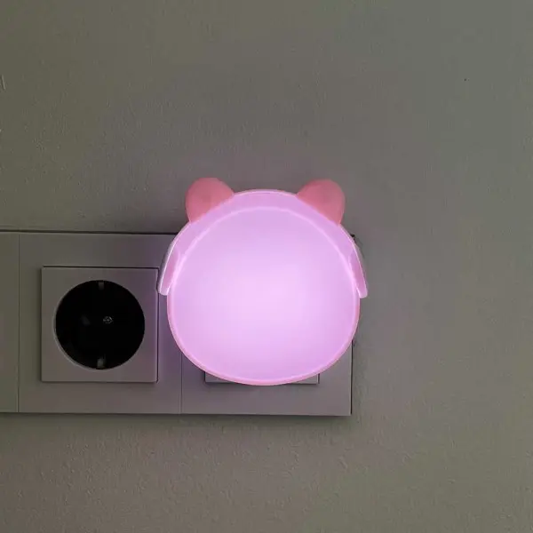 Ночник LED SONIC 0,6W с сумеречным сенсором розовый Violux ( 310302 ) - фото №3