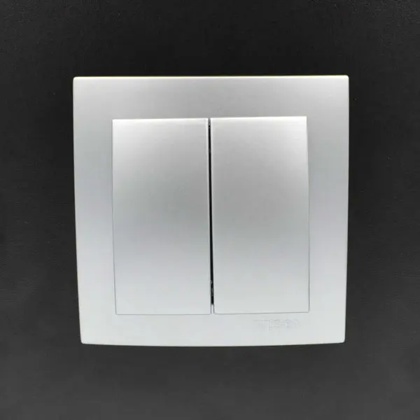 Вимикач Nilson Touran срібло 2кл ( 24131003 ) - фото №3