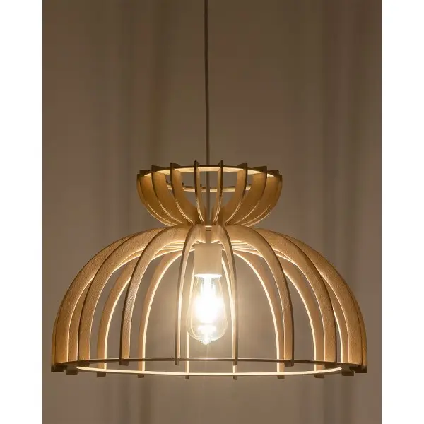 Підвісний світильник, люстра Nowodvorski 10572 Kymi C E27 1x25W IP20 бежевий - фото №1