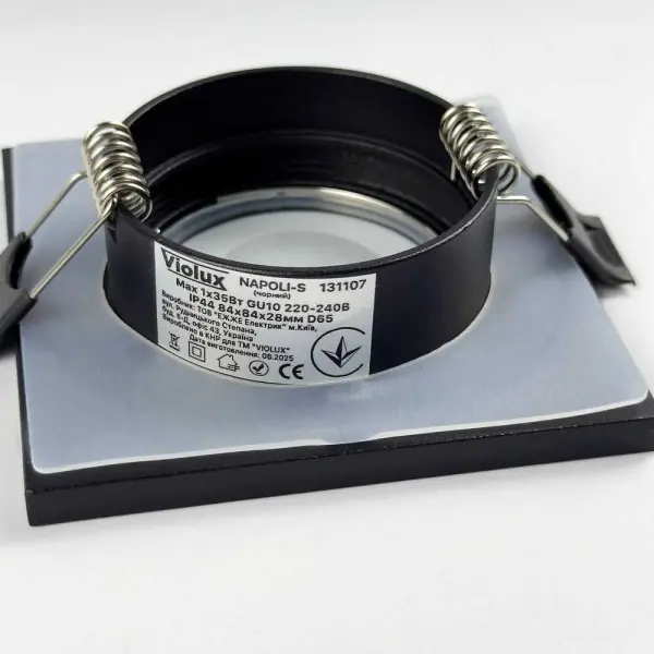 Светильник точечный Violux NAPOLI-S GU10 IP44 черный ( 131107 ) - фото №3