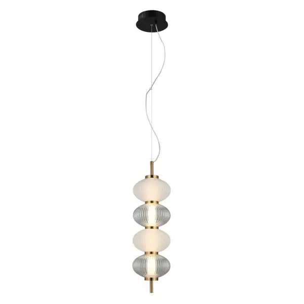 Подвесной светильник, люстра Italux PND-84938-4V-BK Testa LED 4x16W 3000K 1000Lm IP20 золотой Подвесной светильник, люстра Italux PND-84938-4V-BK Testa LED 4x16W 3000K 1000Lm IP20 золотой