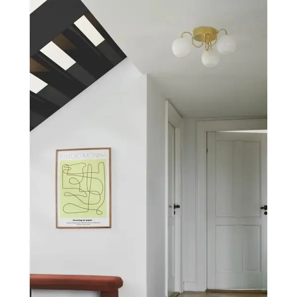 Люстра Nordlux 2312506035 Franca E14 3x40W IP20 латунная - фото №1 Люстра Nordlux 2312506035 Franca E14 3x40W IP20 латунная - фото №1