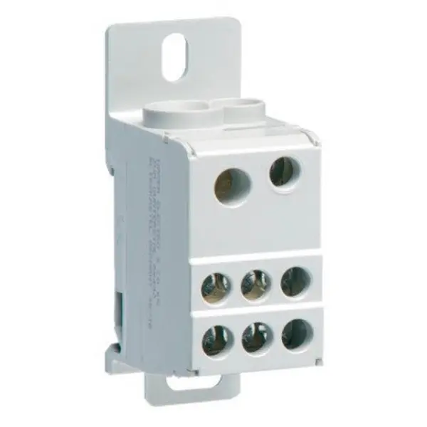 Блок розгалужувальний Hager 125A (вхід 1х35мм2+1х16мм2; вихід 6х16мм2) - фото №3