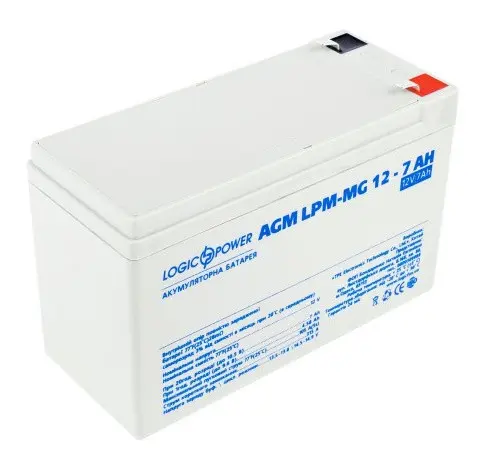 Аккумулятор LogicPower AGM LPM-MG 12-7 AH 12В