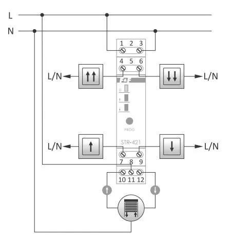 Беспроводное реле управления F&F STR-421 230В AC АC-3 1,5А - фото №5