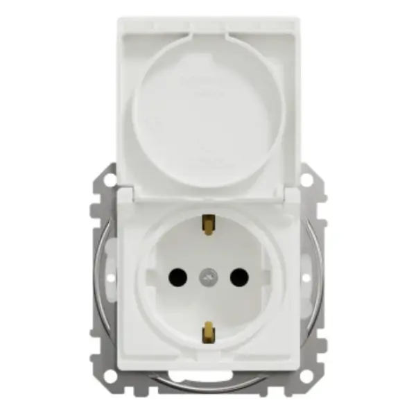 Розетка Schneider Electric Sedna Design & Elements с заземлением шторками и крышкой IP44 белая SDD211024 - фото №5 Розетка Schneider Electric Sedna Design & Elements с заземлением шторками и крышкой IP44 белая SDD211024 - фото №5