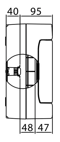 Щит настенный 18 мод. с дверцей RAL9001 Ram Base, DKC - фото №3