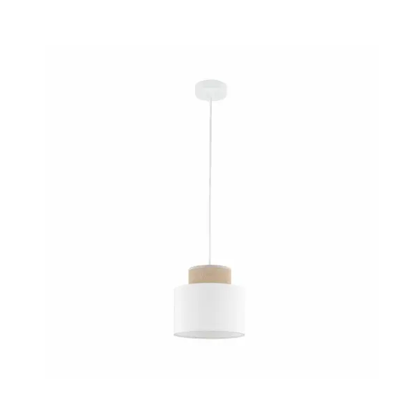 Подвесной светильник, люстра Tk Lighting 10078 Duo Juta E27 1x15W IP20 Белый Подвесной светильник, люстра Tk Lighting 10078 Duo Juta E27 1x15W IP20 Белый