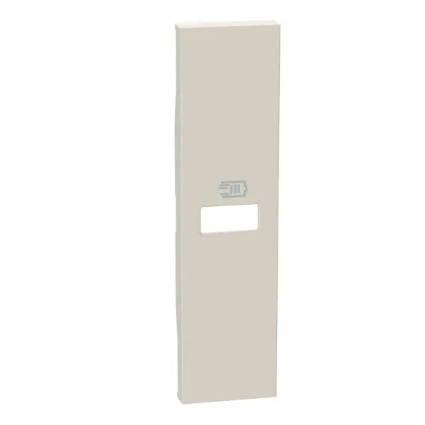 Лицевая панель USB розетки Bticino Living Now KM11C на 1 модуль (песочная)