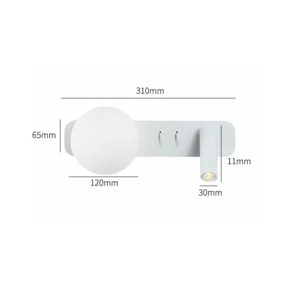 Бра, настенный светильник Kloodi WA-MERRY 310 Merry G9+Led 2x3W 3000K IP20 Wh - фото №1 Бра, настенный светильник Kloodi WA-MERRY 310 Merry G9+Led 2x3W 3000K IP20 Wh - фото №1