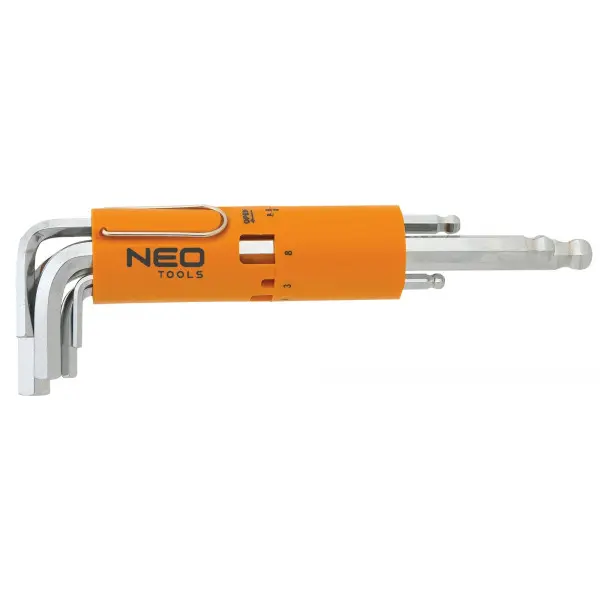 Набір шестигранних ключів Neo Tools 09-523 2.5-10мм (8шт)