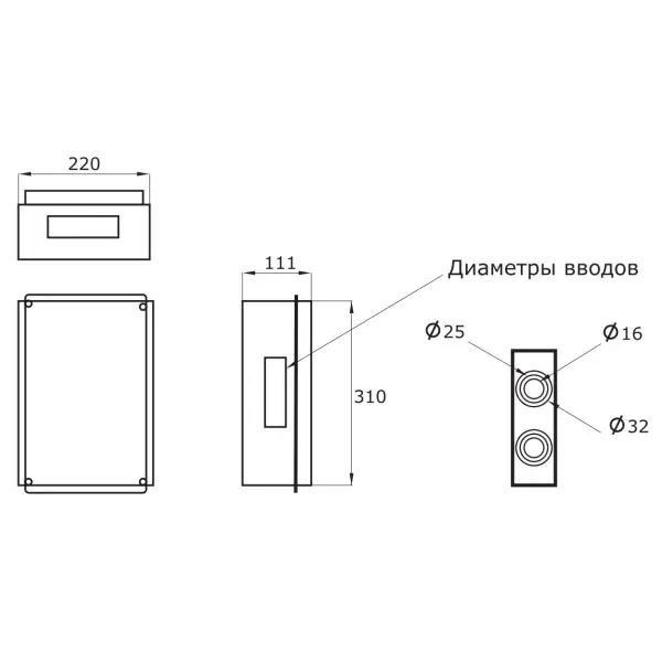 Металева основа під лючок підлоговий DKC 01371 NEST-8 - фото №1