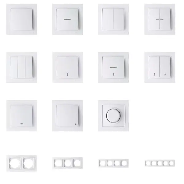 Вимикач Nilson Thor білий 1кл прохідний з підсвіткою ( 27111008 ) - фото №3