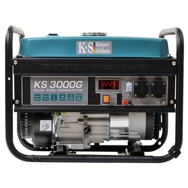 Газобензиновий гібридний генератор KS 3000G, Könner&Söhnen 3кВт Газобензиновий гібридний генератор KS 3000G, Könner&Söhnen 3кВт
