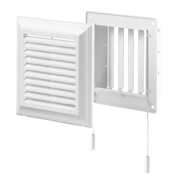 Решетка Blauberg Decor 140х140Rs белая