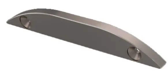 Заглушка Lumines для типу RETO без отвору срібло