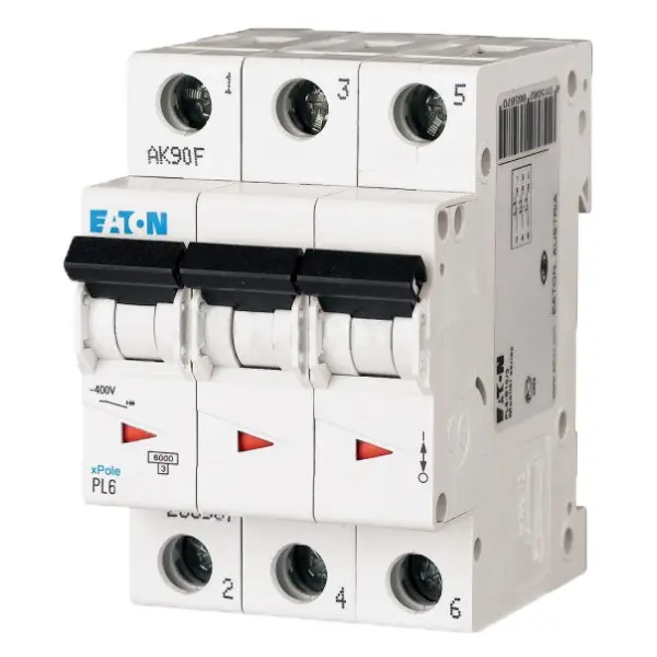 Автоматичний вимикач Eaton PL6-C6/3