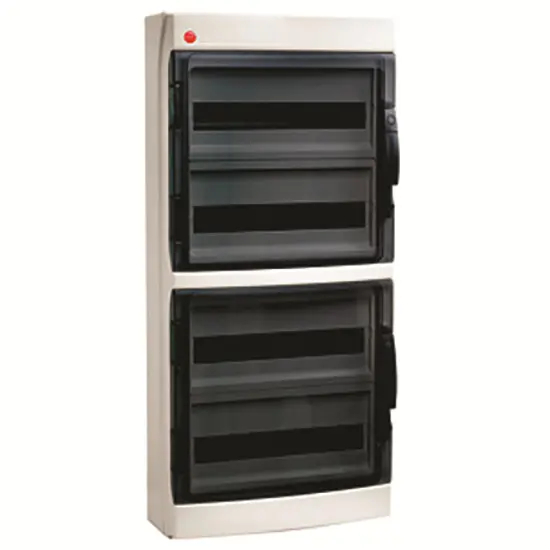 Щит настінний 72 мод. з дверцятами RAL7035 Ram Base, DKC