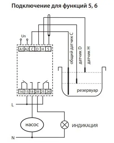 Реле контроля уровня жидкости Eti HRH-8 230В 2x16A AC1 (2470293) - фото №3