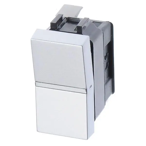 Вимикач ABB Zenit 2CLA210100N1301 N2101 PL 1М (срібло) - фото №3