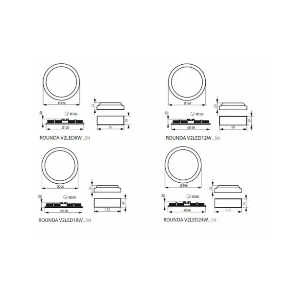 Точковий світильник Kanlux 28938 Rounda - фото №1 Точковий світильник Kanlux 28938 Rounda - фото №1