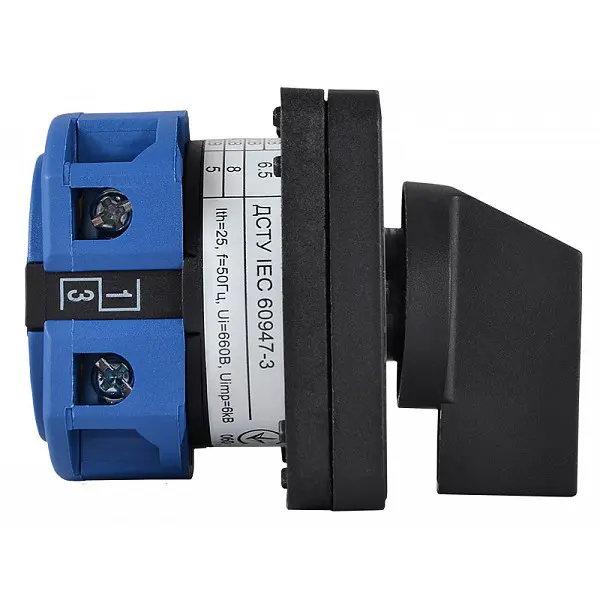 Пакетний перемикач Аско-Укрем ПКП SBI 0-1 2 полюса 25A/1.822 (A0110010056) - фото №1