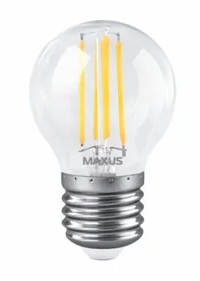 Филаментная лампа Maxus G45 FM 220Вт E27 Clear (1-MFM-744)