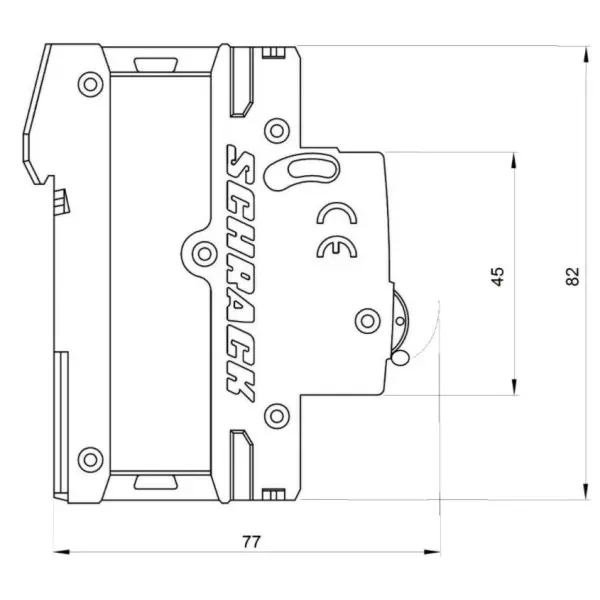 Автоматичний вимикач Schrack AM618102 6кА 2А 1P х-ка B - фото №7 Автоматичний вимикач Schrack AM618102 6кА 2А 1P х-ка B - фото №7