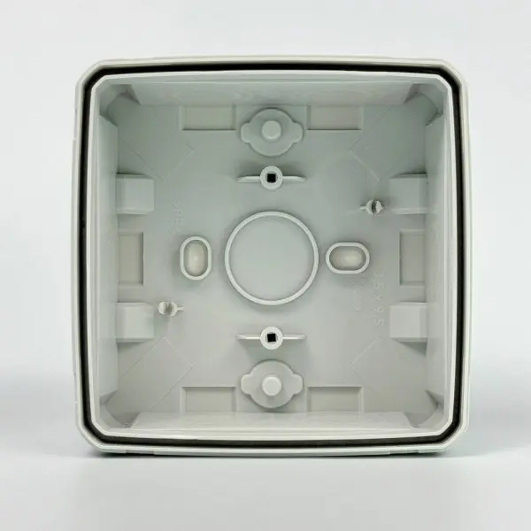 Коробка розподільча СКІМ K115-1 114х114х54 без отвор+лапки сіра IP66 ( B1102011 ) - фото №8