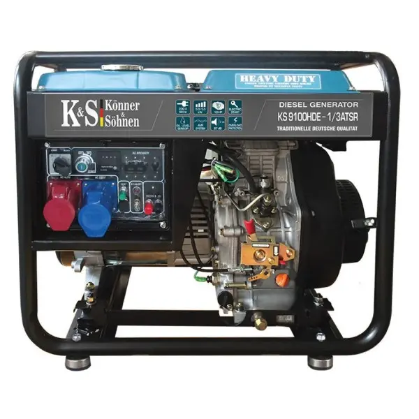 Генератор дизельний KS 9100 HDE-1/3 ATSR, Könner&Söhnen 7,5 кВт Генератор дизельний KS 9100 HDE-1/3 ATSR, Könner&Söhnen 7,5 кВт