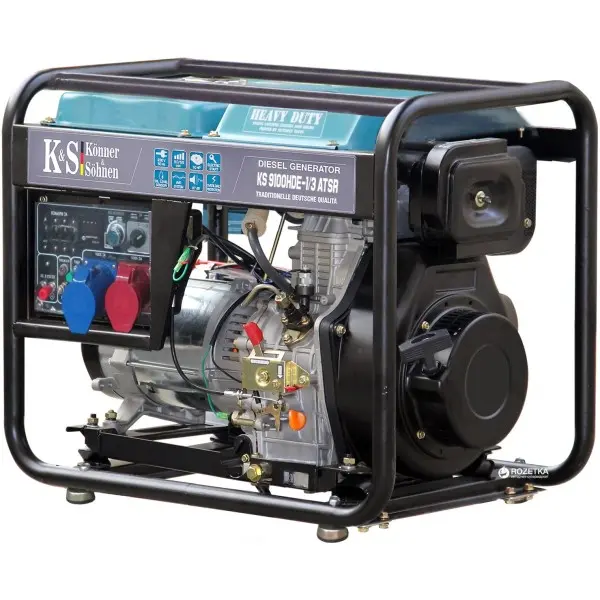 Генератор дизельний KS 9100 HDE-1/3 ATSR, Könner&Söhnen 7,5 кВт - фото №1 Генератор дизельний KS 9100 HDE-1/3 ATSR, Könner&Söhnen 7,5 кВт - фото №1