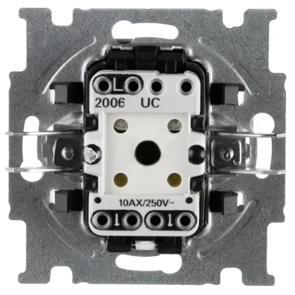Вимикач перехресний ABB Basic 55 2006/7 UC-92-507 (слонова кістка) - фото №1 Вимикач перехресний ABB Basic 55 2006/7 UC-92-507 (слонова кістка) - фото №1