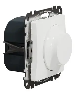 Поворотний світлорегулятор Schneider Electric Sedna Design & Elements RC 3-370 Вт білий SDD111501 - фото №1