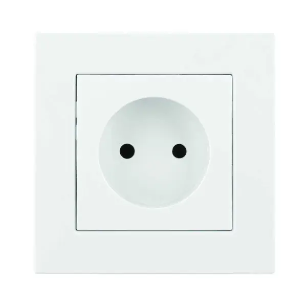 Розетка Nilson Moda біла 1-на без заземлення ( 21111015 )
