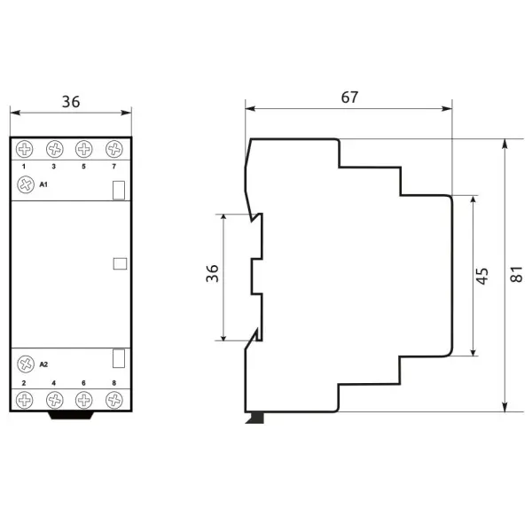 Контактор Promfactor MCF3 40A 1NО 1NC 24В (MCF34011024) - фото №1 Контактор Promfactor MCF3 40A 1NО 1NC 24В (MCF34011024) - фото №1