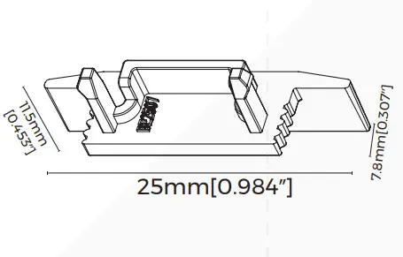 Комплект закінчень COLORS для профілю BE2507 (EC-BE2507FBH) - фото №1